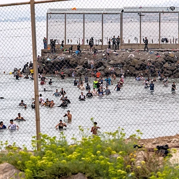 A 'harsh' first ruling in Morocco after Ceuta surge with 7 taxi drivers jailed, union says