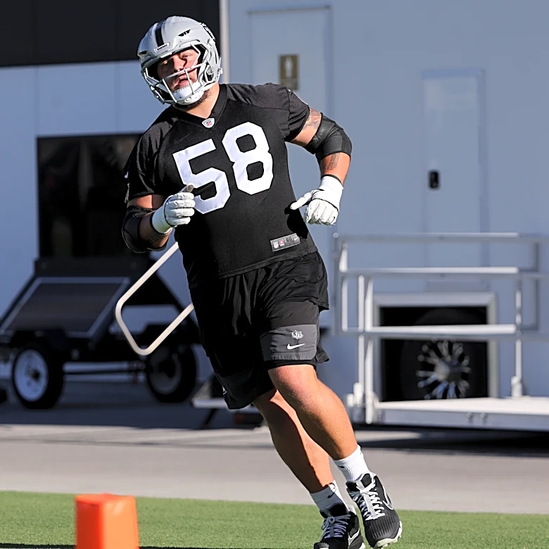 A quieter Jackson Powers-Johnson and the Raiders camp fight that could define his season