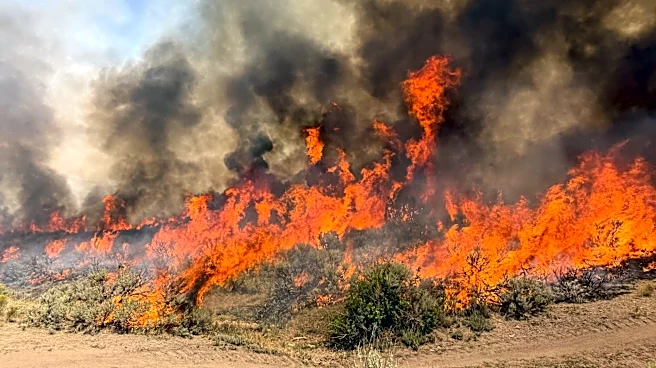 A helicopter battling a Utah wildfire crashes as a blaze kills dozer operator in Oregon