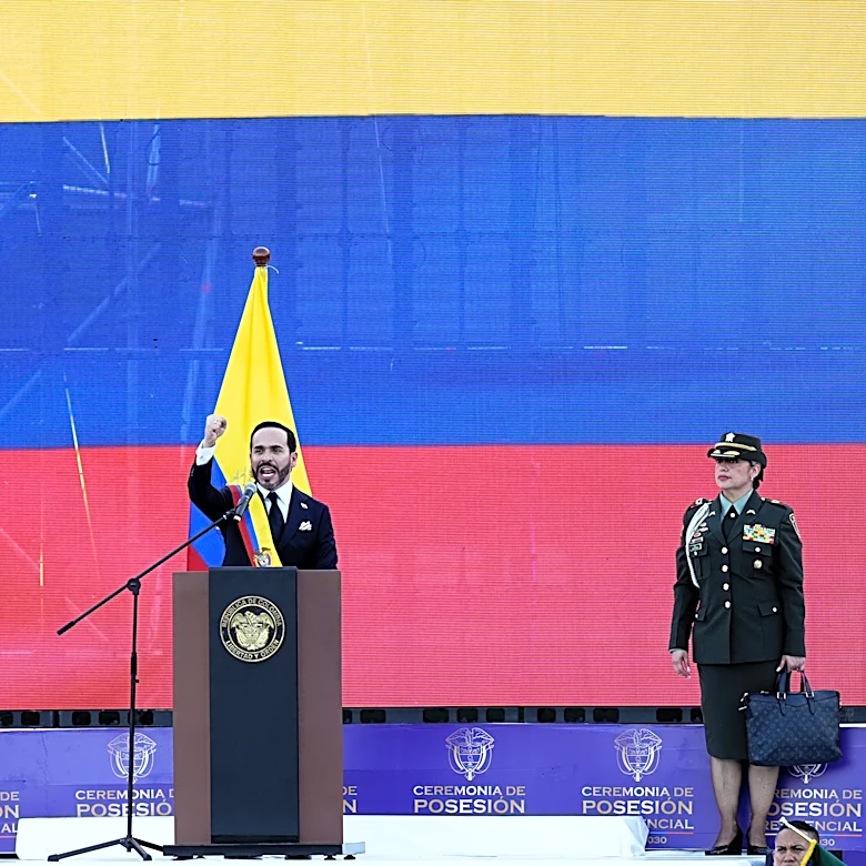 A car-bomb attack targets southwest Colombia a day after conservative president takes office