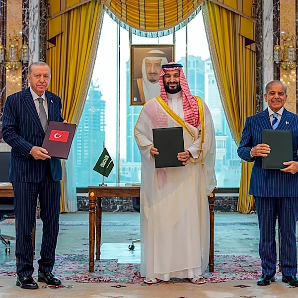 Turkey says defense pact with Saudi Arabia and Pakistan is not aimed at Iran or any other country