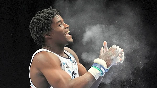 Frederick Richard makes a statement in more ways than one en route to first US gymnastics title