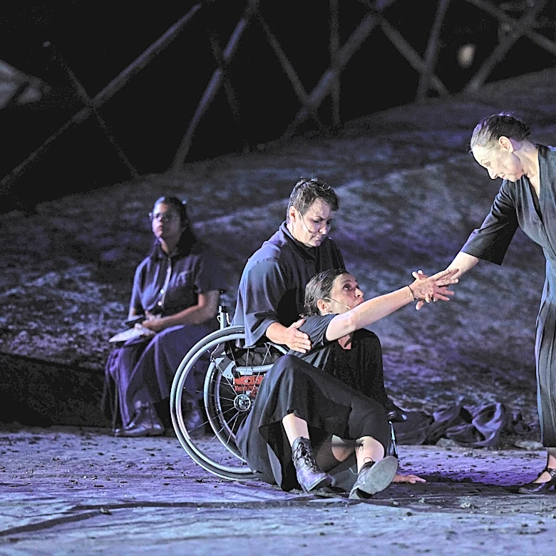 As the world rediscovers 'The Odyssey,' disabled actors in Greece explore the pain of war