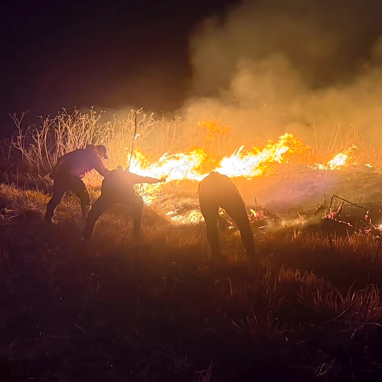 Wildfire in Indonesian national park grows