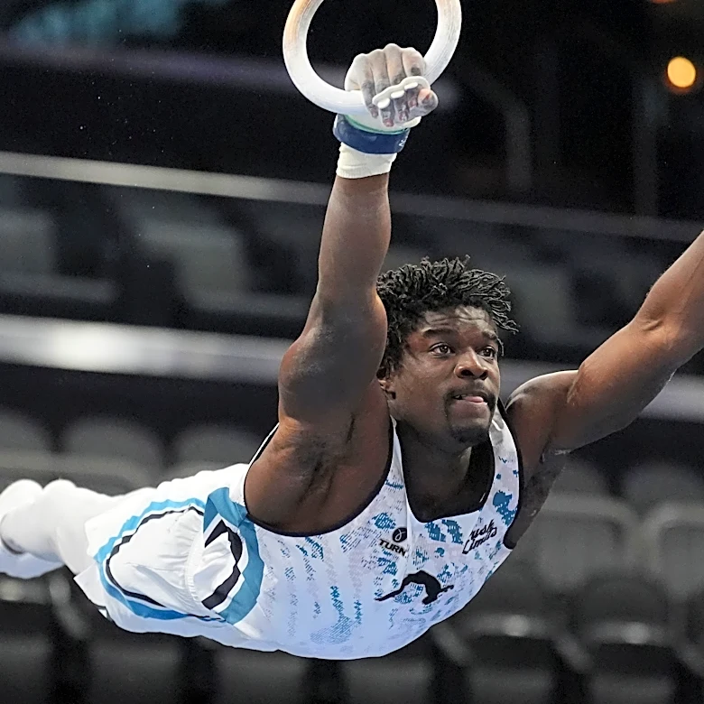 If Frederick Richard wants to make men's gymnastics fun, he knows winning has to be part of the plan