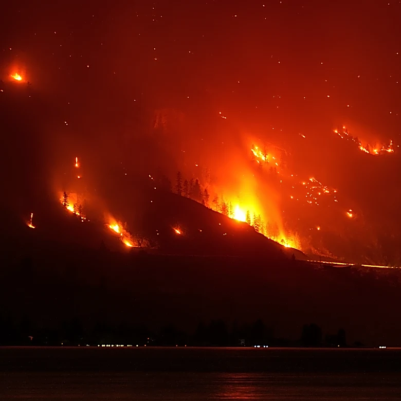 Wildfires burn across western US and Canada as residents are evacuated