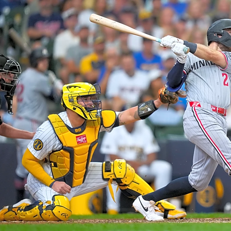 Jake Bauers' hitting and Luis Lara's fielding prove pivotal as Brewers beat Twins 4-3 in 10 innings