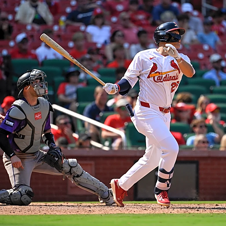 JJ Wetherholt hits tiebreaking double and Alec Burleson homers as Cardinals top Rockies 7-4