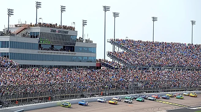 Ty Gibbs holds on to win NASCAR Cup Series race at Iowa Speedway