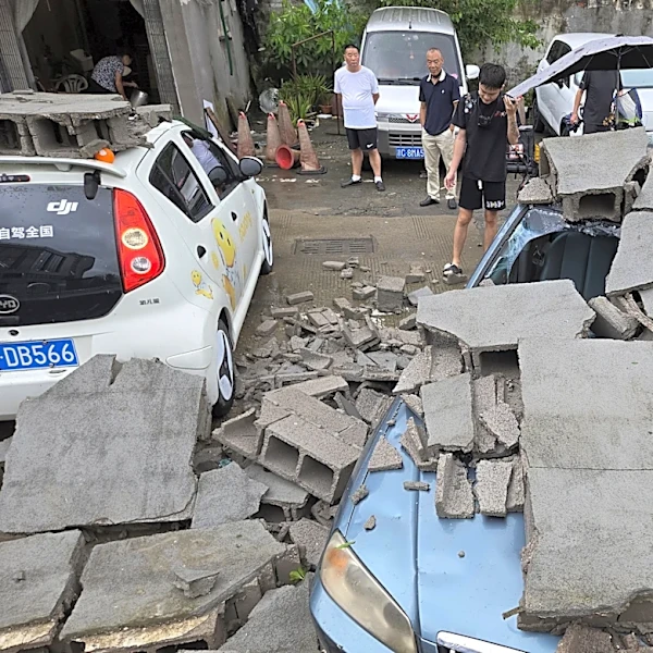 Tropical storm causes some flooding in eastern China