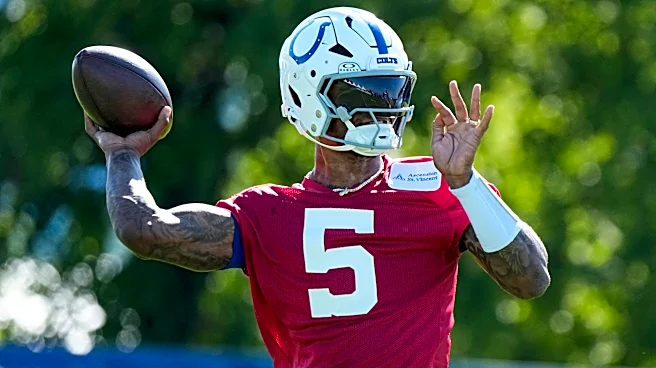 Richardson content to be with Colts, battle for backup quarterback job