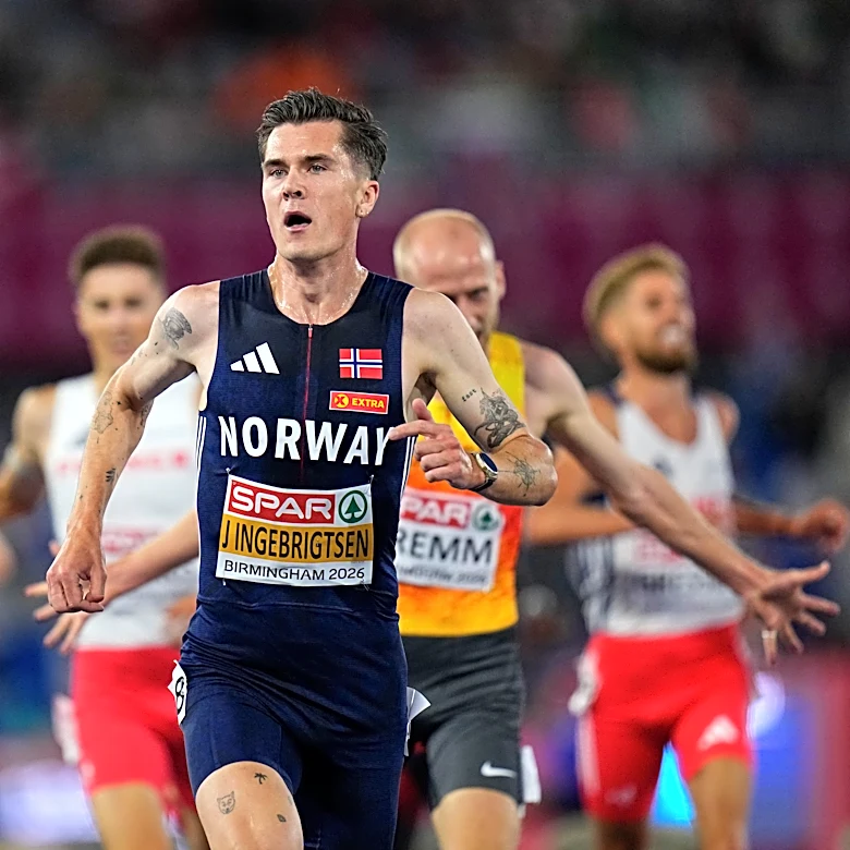 Ingebrigtsen wins 5,000m gold at European championships in return from surgery