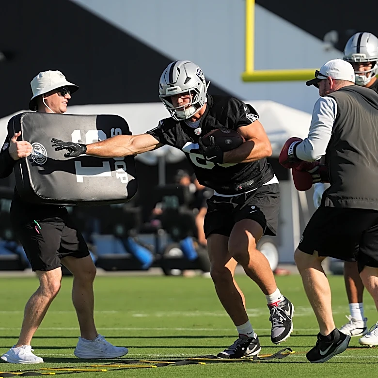 Brock Bowers returns to form at Raiders camp as Michael Mayer shows progress