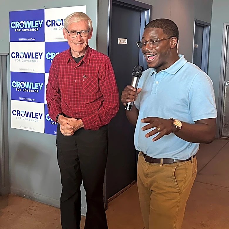 Democratic socialist tries to beat governor's pick in chaotic Wisconsin primary for governor