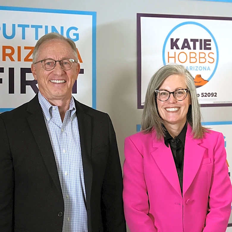 Democratic Arizona Gov. Katie Hobbs chooses former Republican Mayor John Giles as her running mate