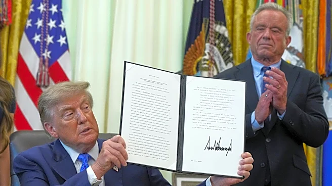FACT FOCUS: Trump makes false claims as he signs order urging revisions around childhood vaccines