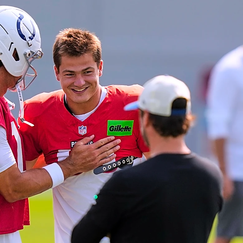 QBs Drake Maye, Daniel Jones to sit for Patriots-Colts preseason matchup