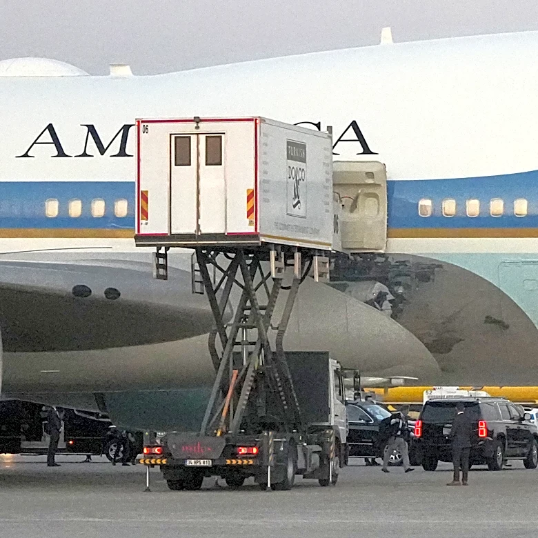 Trump says Secret Service and the military wanted him off Air Force One in Turkey due to threat