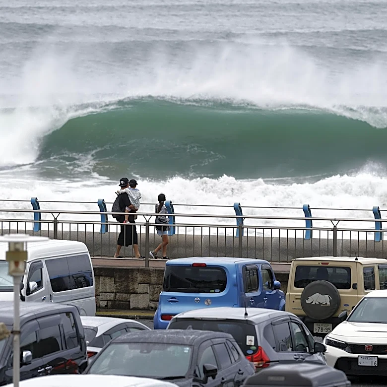 Tropical Storm Chan-hom weakens and departs Japan after causing power outages and injuries