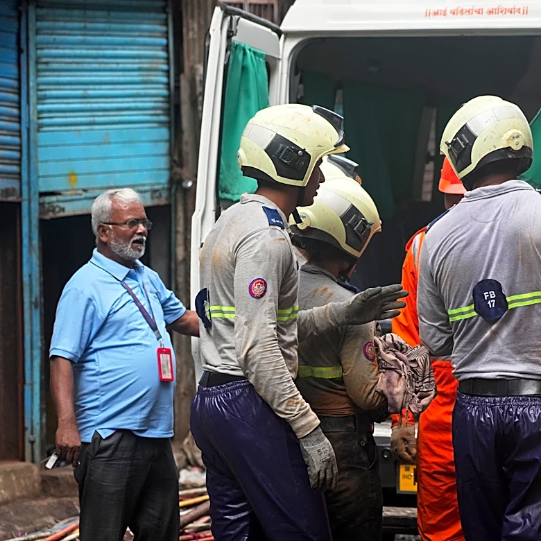 Landslide in Mumbai kills 6 as India is drenched by monsoon rains
