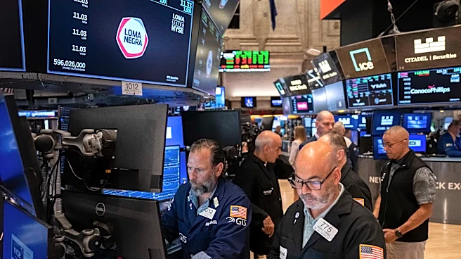 US stocks rise back towards records as AI companies report strong profits