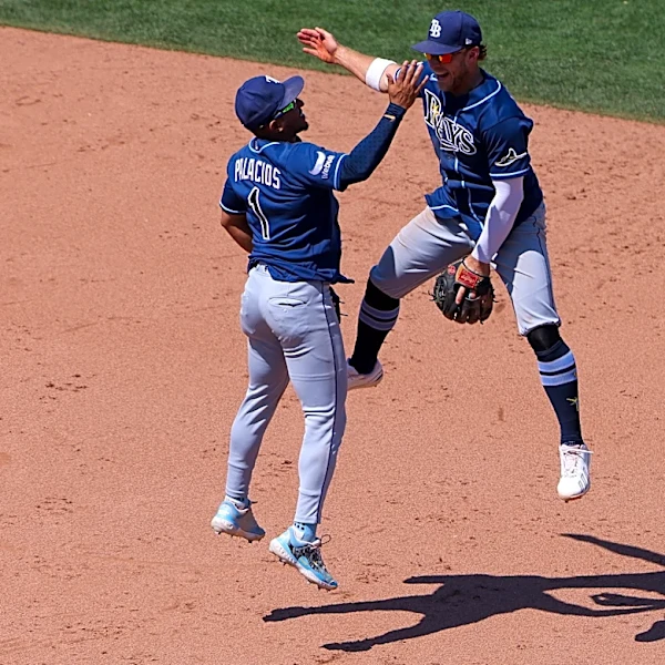 Rays complete 2nd 9-0 West Coast trip in MLB history with 8-4 win over Athletics