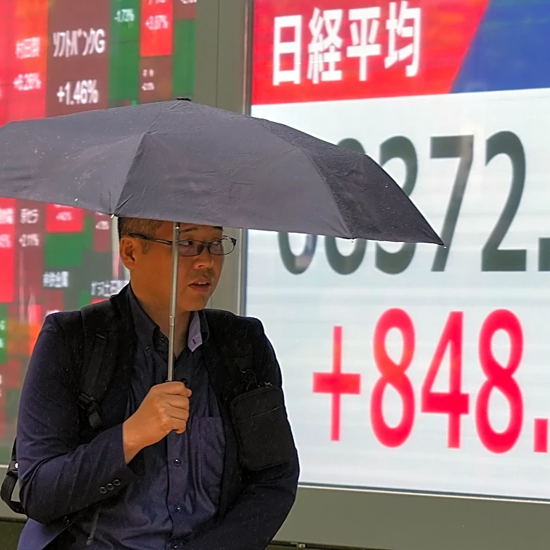 Asian shares mostly rise after AI leads rally on Wall Street