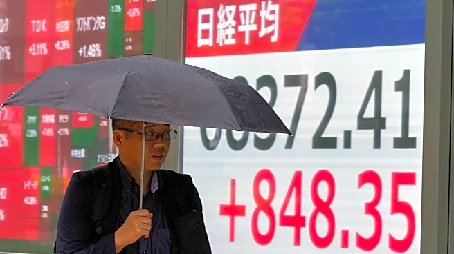 Asian shares mostly rise after AI leads rally on Wall Street