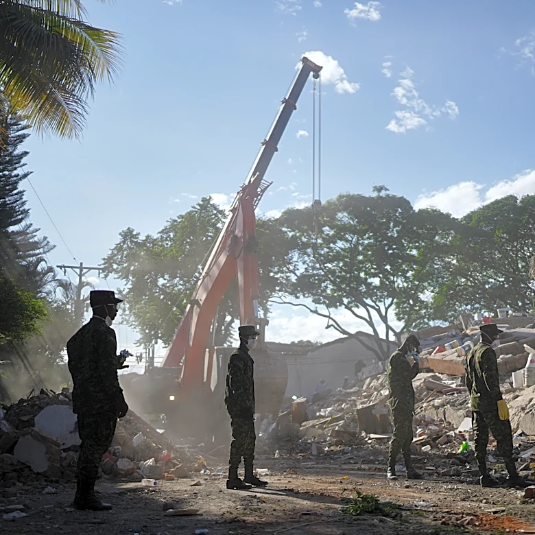Rescuers call for silence around earthquake rubble as window for survival narrows in Colombia