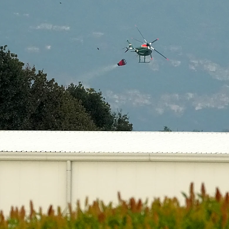 An explosion strikes an ammunition plant near Rome; no injuries reported