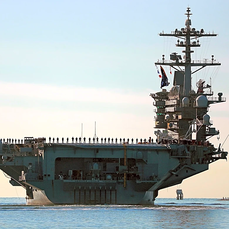 New aircraft carrier heads toward Mideast after reports of issues on long-deployed USS Lincoln