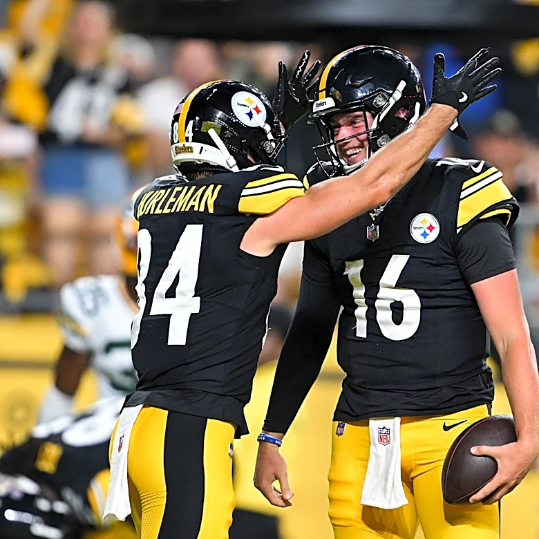 Rookie Drew Allar has 2 TD passes, 1 TD run as Steelers beat Packers 28-9 in preseason opener