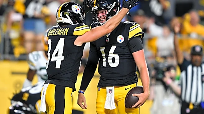 Rookie Drew Allar has 2 TD passes, 1 TD run as Steelers beat Packers 28-9 in preseason opener