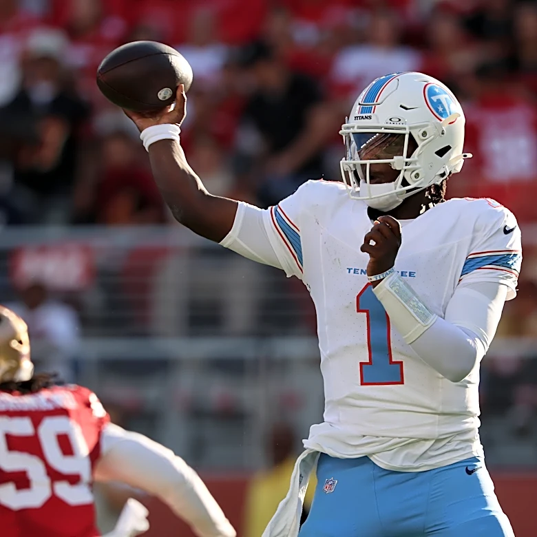 Cam Ward struggles in the Titans' 19-13 preseason win over the 49ers