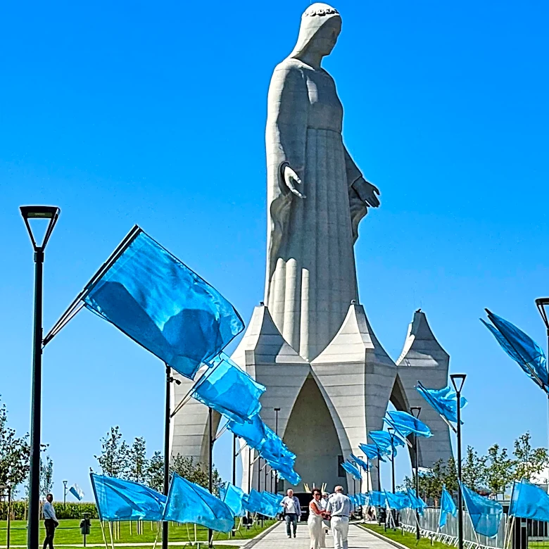 Europe's tallest statue of the Virgin Mary is inaugurated in a small Polish village