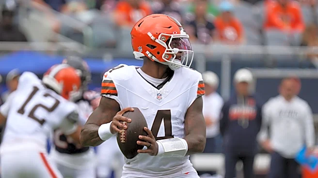 Watson leads Cleveland on 2 scoring drives in 34-10 preseason loss to Chicago