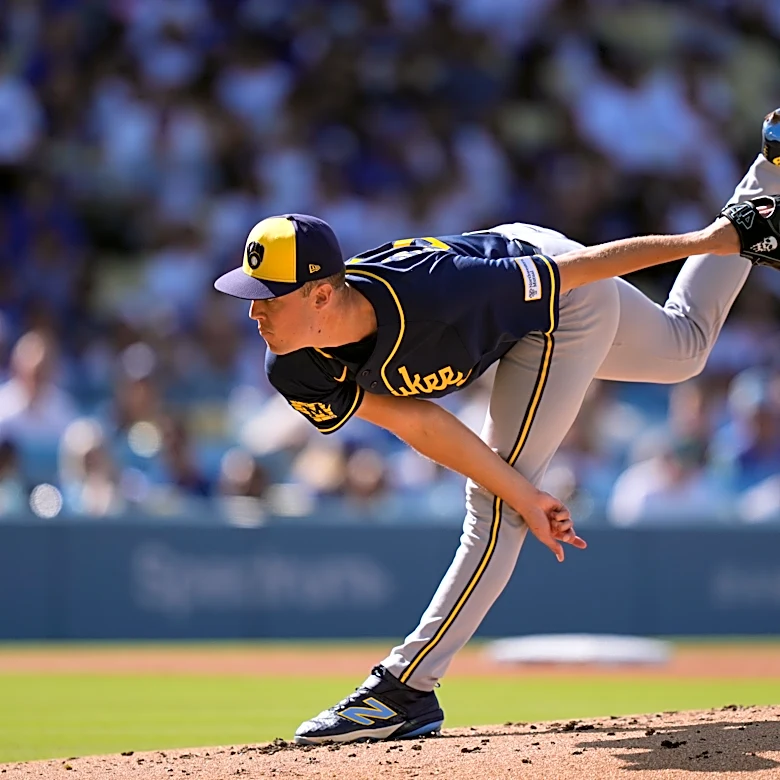 Jacob Misiorowski keeps Dodgers' bats in check as Brewers pick up 4-1 win