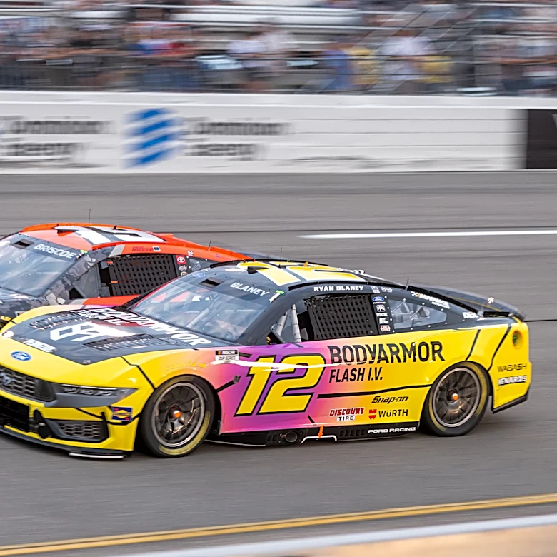 Joey Logano holds off Chase Briscoe to win NASCAR race at Richmond