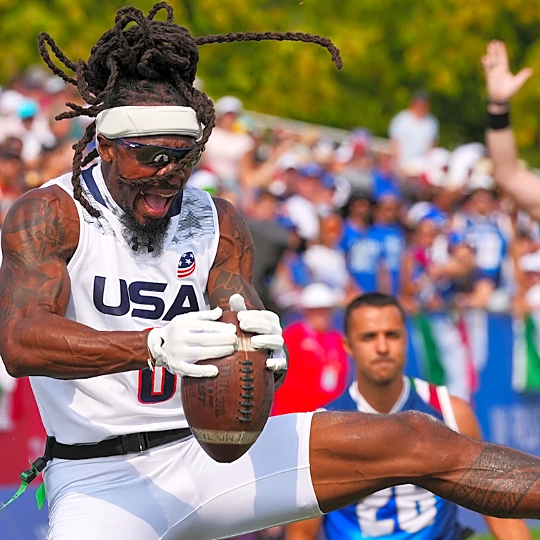 US men and Canada women win flag football world titles as spots earned for the Los Angeles Olympics