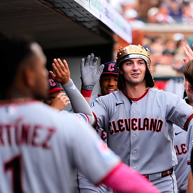 Guardians' rookie outfielder Chase Delauter leaves game vs. Padres due to left hamstring tightness
