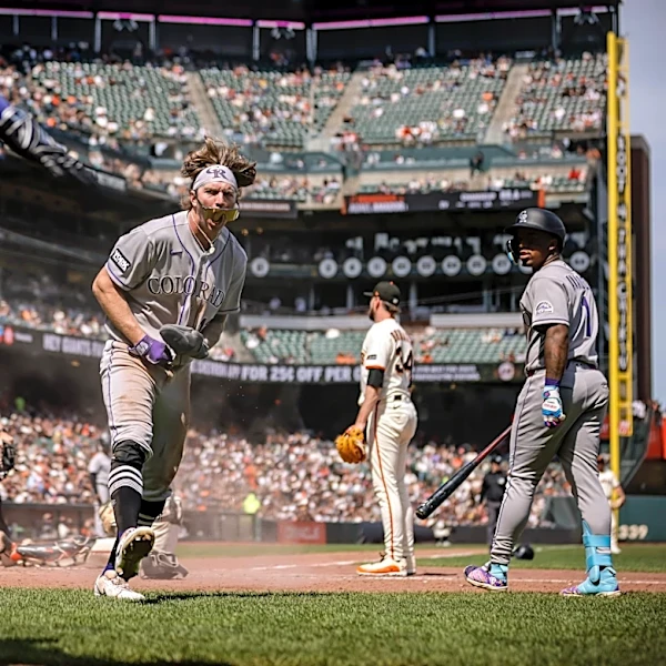 Amador and Sullivan hit 3-run HRs to help Rockies beat Giants 13-7