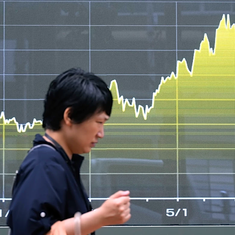 World shares are mixed and Brent crude is higher after worries over stagflation pull US stocks lower