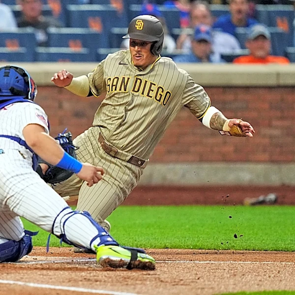 Mets outfielders peg 3 runners at plate in first 2 innings, including 2 in a row by Carson Benge