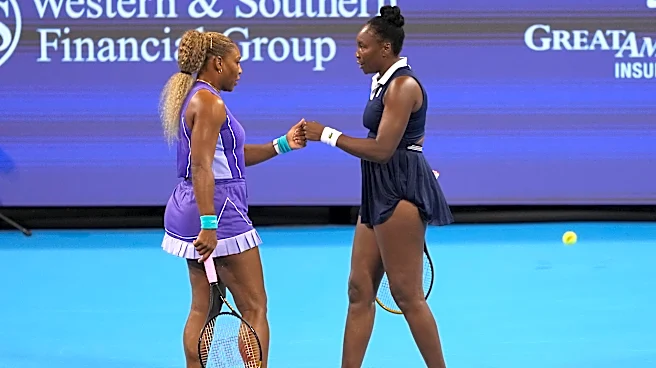 Serena and Venus Williams return to doubles and lose close match in Cincinnati