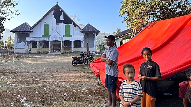Fear grips children after deadly earthquake in eastern Indonesia leaves thousands displaced