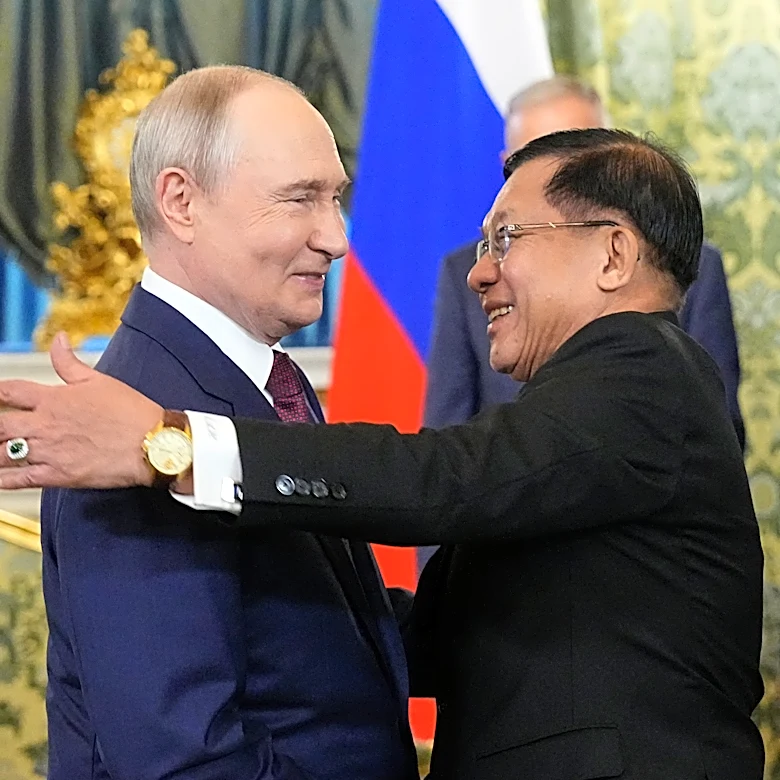 Putin hosts Myanmar's leader for talks on deepening their relationship