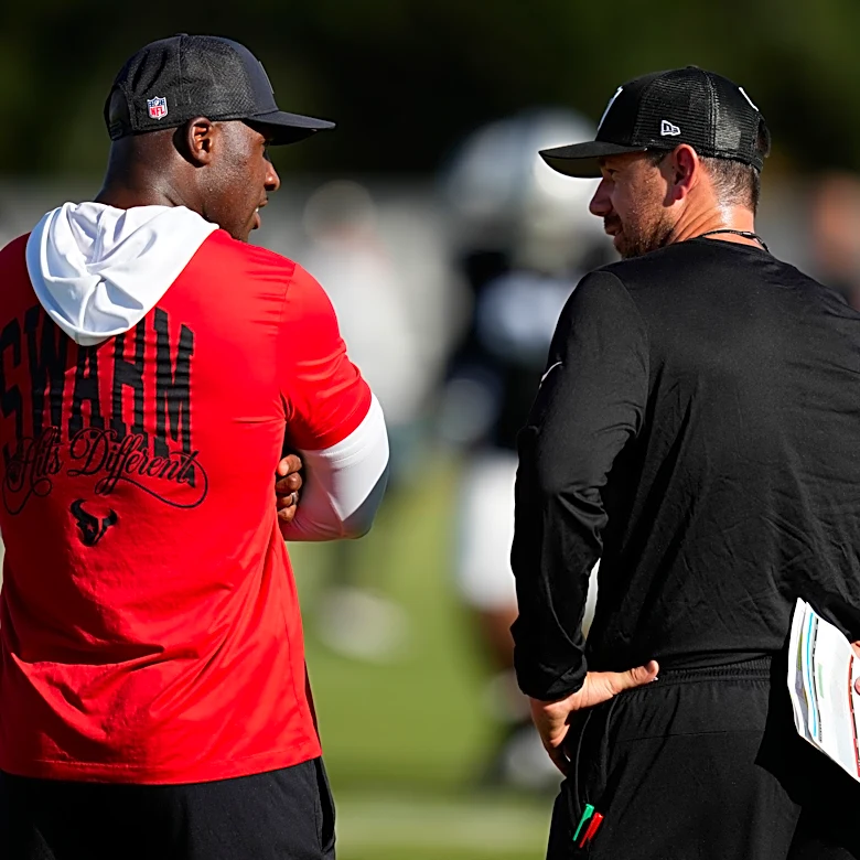 A full-circle Texans-Raiders joint practice as Ryans reunites with Gary and Klint Kubiak
