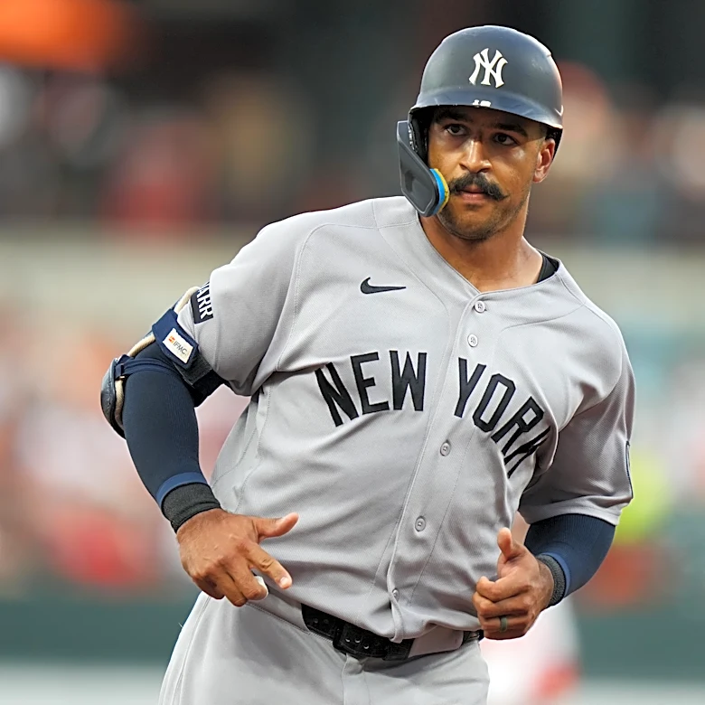 Grisham homers and drives in all 3 runs to lift the Yankees to a 3-1 win over the Orioles