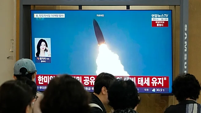 North Korea fires barrage of missiles toward the sea after dismissing overture from Trump