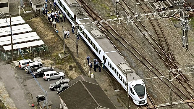 Express train hits and kills 4 workers at a railway station in Japan